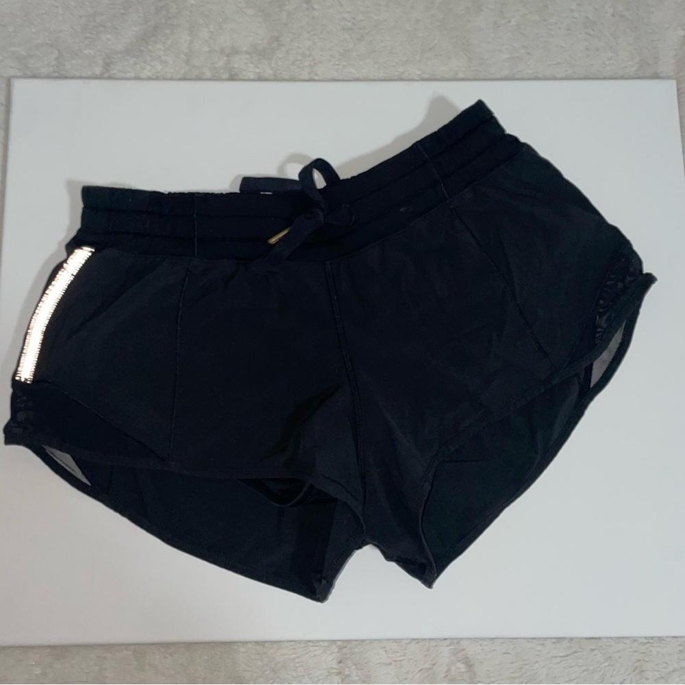 Black lulu lemon tie shorts
